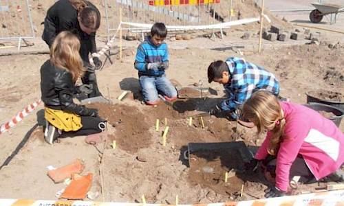 Gesällen, Archaeology with young students